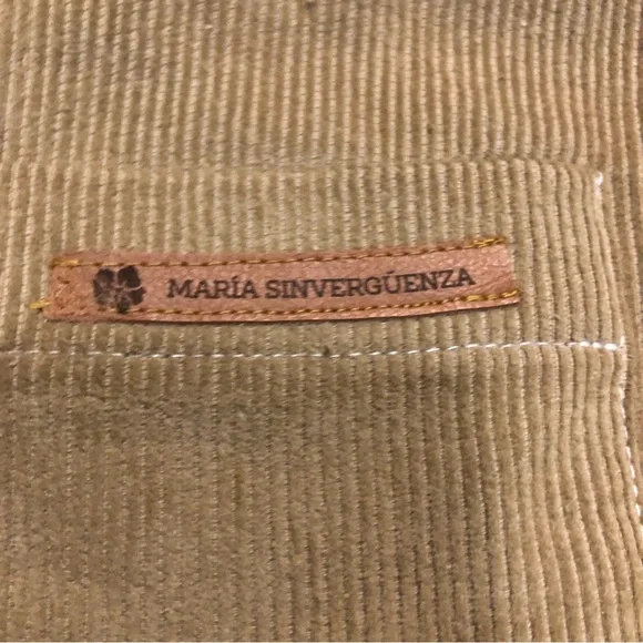 NWOT-Maria Sinverguenza Corduroy Multicolor Romper SZ S - Picture 7 of 13